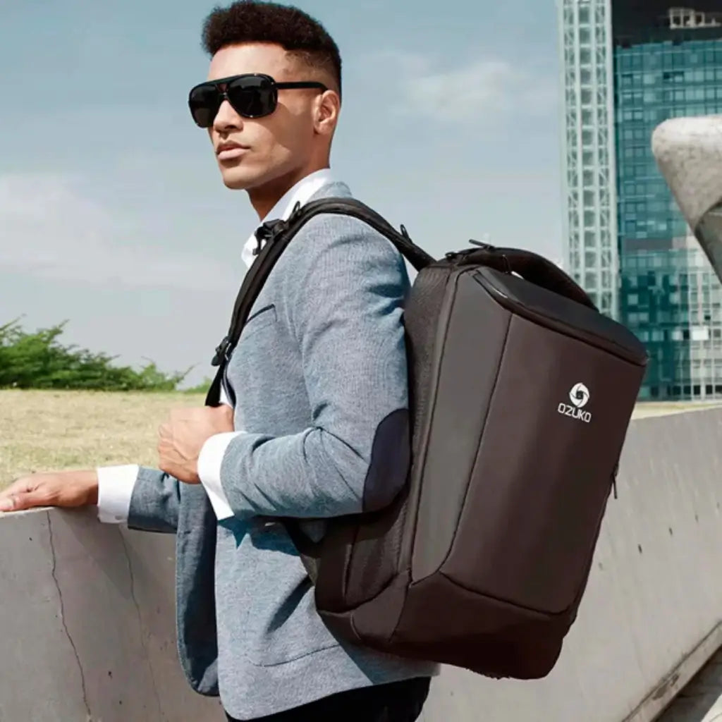 Mochila Notebook Impermeável 17" USB Vortex Lorennzi